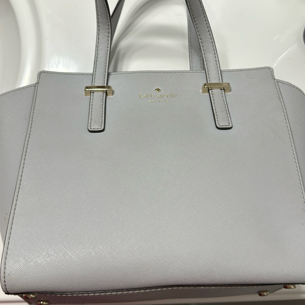 Kate Spade light Grey tote purse
